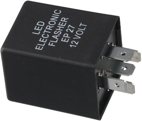 BYOBYO 5 PIN EP27 FL27 Black Electronic Flasher Relay ، Flasher Flash Relay ، LED Turn Indicator Relay for Car ، LED Turn Signal Light in Saudi Arabia