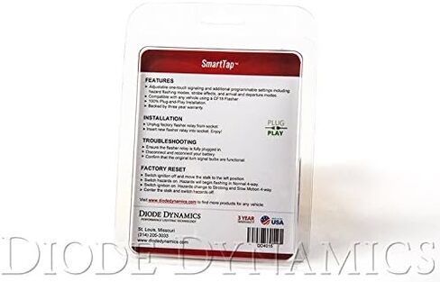 Diode Dynamics LED Flasher Compatible with Lexus ES300 2002-2003, CF18 SmartTap in Kuwait