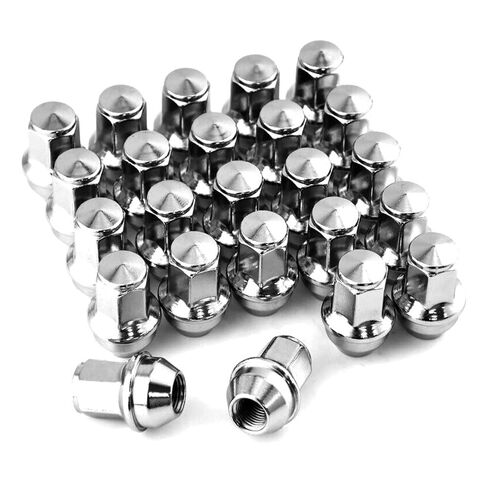 على مدار 24x كروم مقاوم للصدأ Nuts 14x1.5 لـ Ford for Expedition 2015-2018 2020 لـ F150 2015-2018 لـ F150 2015-2018 ، عودة مجانية in Saudi Arabia