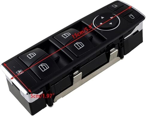 jfqm 1669054300 Car الأمامي اليسرى Master Power Control Switch Switch Side Tide for Mercedes-Benz W242 x156 W166 x166 2014-2016 in Kuwait
