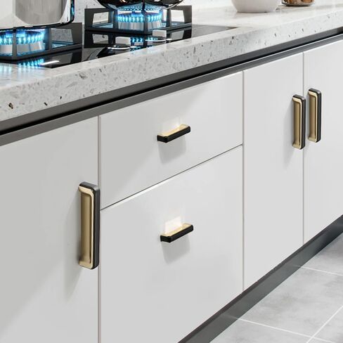 Handle, Cabinet Handles,Cabinet Wardrobe Handles Solid Zinc Alloy Door Handles Drawer Handles for Kitchen Drawer Bedroomniture Hardware(64Mm(2.5In)) in Saudi Arabia