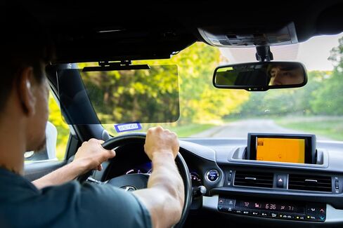 isbormate by Drivenvision - Sun Visor Extender للسيارة ، تمديد استقطاب Auto Sun Visor مع لوحة جانبية ، موسع سيارة للسيارة لسيارة سائق ، سيارات الدفع الرباعي ، حظر التوهج القصيرة وتوهج الشمس in Saudi Arabia