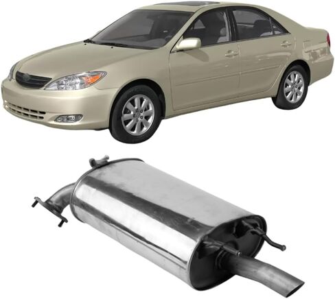 Rear Muffler fits: 2004-2009 Toyota Prius 1.5L Replacement Parts,T-TP01 in Saudi Arabia