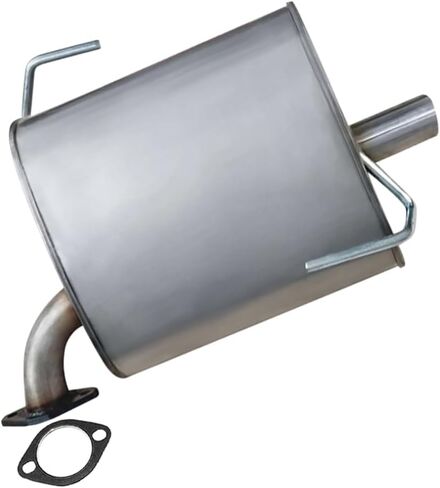 Northeastern Exhaust | Stainless Steel Rear Muffler Exhaust Compatible for Subaru Impreza 2012-2016 2.0L | For SEDAN | Free Gasket Included | Automotive Replacement Part in Kuwait