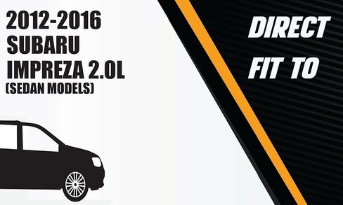 Northeastern Exhaust | Stainless Steel Rear Muffler Exhaust Compatible for Subaru Impreza 2012-2016 2.0L | For SEDAN | Free Gasket Included | Automotive Replacement Part in Kuwait