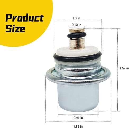 58 PSI Fuel Pressure Regulator Compatible with Harley Davidson EFI Raod Glide Fat Boy 2001-2007 Replace for 27408-01 in Saudi Arabia