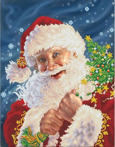 DIAMOND DOTZ Oh Christmas Tree Diamond Painting Kits for Adults - Diamond Art Kits a Relaxing Creative Craft Kit with Dotz Gems 26.4x26.4 in Saudi Arabia