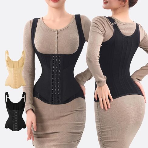 Waist Trainer for Women Corset Shapewear Tummy Control Vest Waist Cincher Shaper Workout Girdle in Kuwait