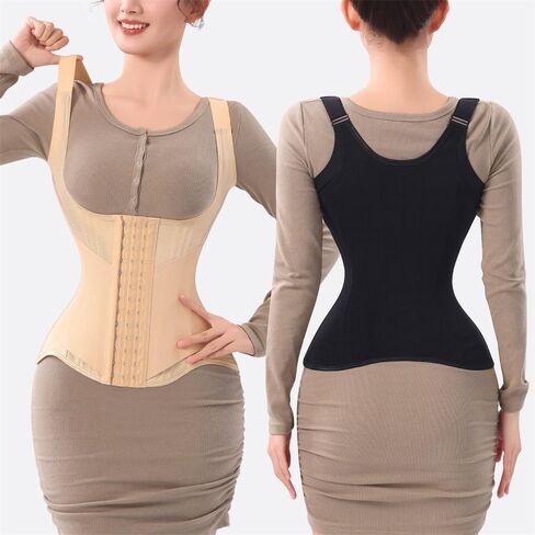 Waist Trainer for Women Corset Shapewear Tummy Control Vest Waist Cincher Shaper Workout Girdle in Kuwait