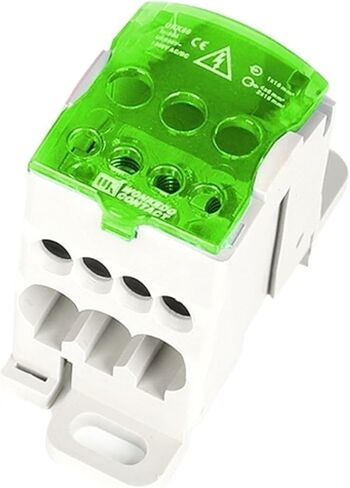 1PCS Terminal Block UKK80A موصل الأسلاك الكهربائية 1 في العديد من إكسسوارات توزيع السكك الحديدية الأزرق الأزرق باللون الأحمر الأخضر (بولي) in Saudi Arabia