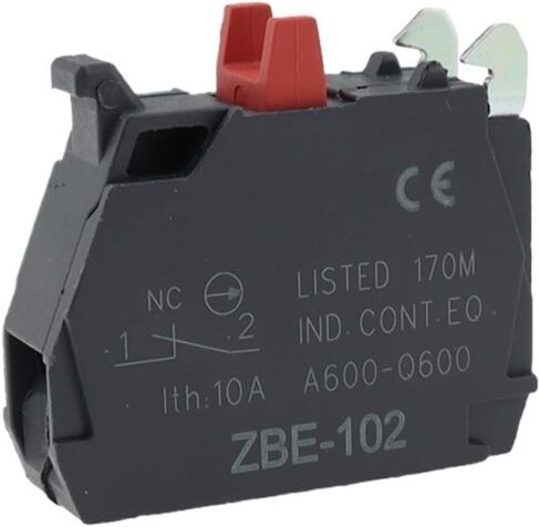 50pcs زر التبديل كتلة الاتصال Zbe-101 No/Zbe-102 NC XB4/XB5 (ZBE102) in Kuwait