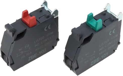 50pcs زر التبديل كتلة الاتصال Zbe-101 No/Zbe-102 NC XB4/XB5 (ZBE102) in Kuwait