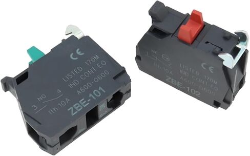 50pcs زر التبديل كتلة الاتصال Zbe-101 No/Zbe-102 NC XB4/XB5 (ZBE102) in Kuwait