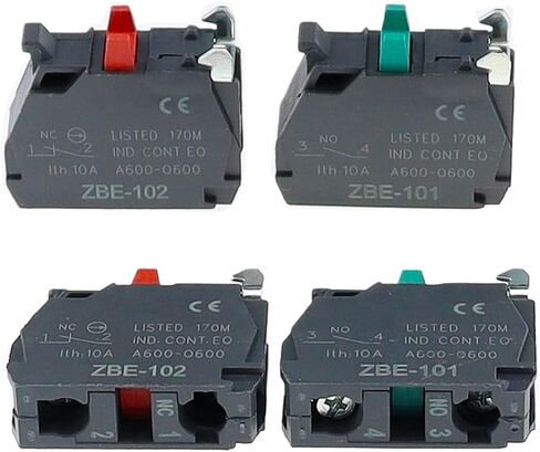 1pcs Button Switch Contact Block Zbe-101 No/Zbe-102 Nc XB4/XB5(ZBE102) in Saudi Arabia
