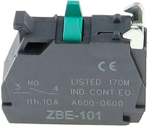 1pcs Button Switch Contact Block Zbe-101 No/Zbe-102 Nc XB4/XB5(ZBE102) in Saudi Arabia