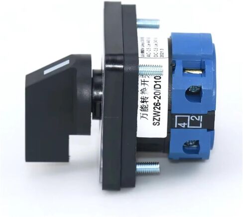 1Pcs SZW26/LW26-20/D101.1 20A 660V 1-0-2 One Phase Four Terminals Transfer Rotary Universal Changeover Cam Switch 64X64 48X48 Mm Pane(D101.1 1 0 2 48X48mm) in Saudi Arabia