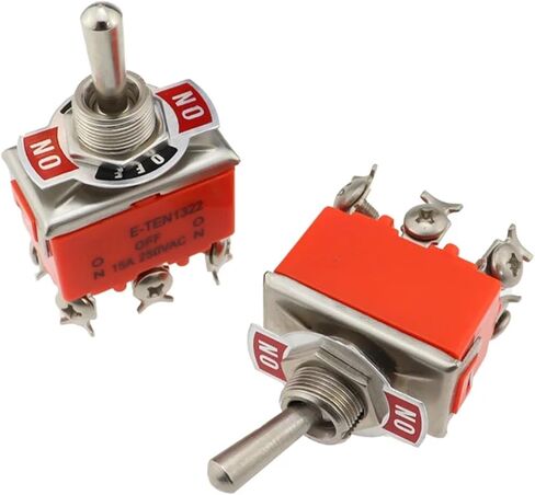 1/5pcs spst DPDT 250V 15A تبديل التبديل 2 3 وضع الموقف على الخروج على on-on-on-ten1322 1021 1122 1321 Cap Cap مقاومة للماء (قبعة مقاومة للماء ، 5pcs) in Saudi Arabia