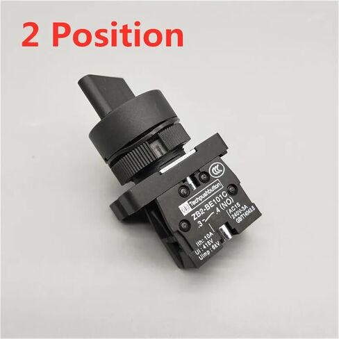 1Pcs XB2-ED21 XB2-ED25 XB2-ED33 XB2-ED33 2/3 Positions 1N0/1NC&1NO/2NO Latching Self-Locking/Momentary Selector Push Button Switch(NC) in Saudi Arabia