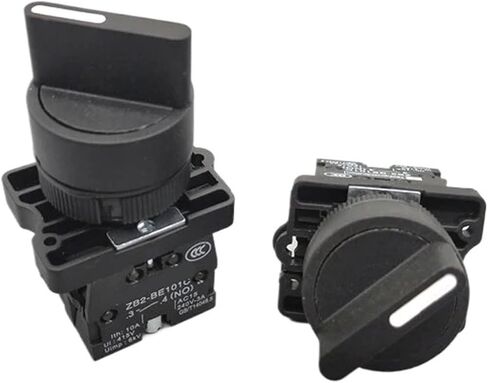 1Pcs XB2-ED21 XB2-ED25 XB2-ED33 XB2-ED33 2/3 Positions 1N0/1NC&1NO/2NO Latching Self-Locking/Momentary Selector Push Button Switch(NC) in Saudi Arabia