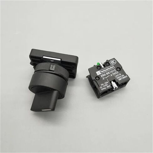 1Pcs XB2-ED21 XB2-ED25 XB2-ED33 XB2-ED33 2/3 Positions 1N0/1NC&1NO/2NO Latching Self-Locking/Momentary Selector Push Button Switch(NC) in Saudi Arabia