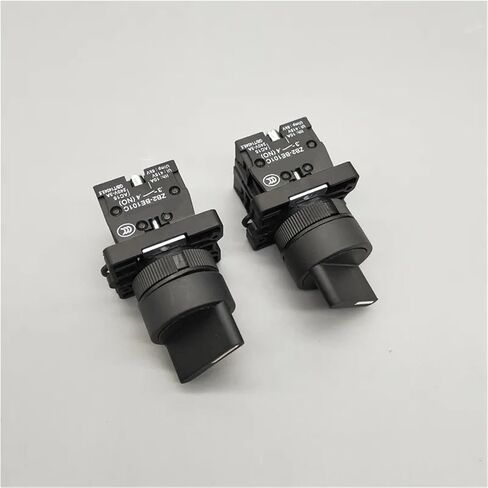 1Pcs XB2-ED21 XB2-ED25 XB2-ED33 XB2-ED33 2/3 Positions 1N0/1NC&1NO/2NO Latching Self-Locking/Momentary Selector Push Button Switch(NC) in Saudi Arabia