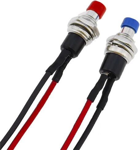 1pcs/5pcs PBS-110 7mm 7mm push-button التبديل اضغط على مفتاح إعادة ضبط اللحظة في زر إيقاف التشغيل عادةً المفتاح الدقيق رقم (الأزرق ، 5pcs) in Saudi Arabia