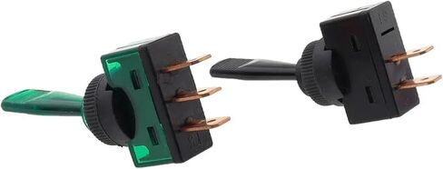 1pcs Automotive Toggle Switch 3 Pin ON-Off with Lamp 12V 20A Led Light ASW-14D ASW-13D ASW-13D-101/103(Yellow 3P2T Long) in Saudi Arabia