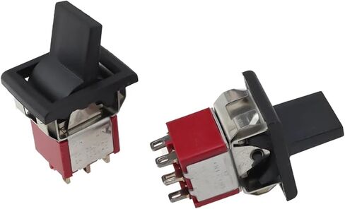2pcs/5pcs 3/6 pin 2/3 التفاعل السريع التفاعل المصغر تبديل لوحة Square snap-in لوحة 5A/125V 2A/250V SPDT ON-ON-ON-ON (6 PIN 3 الموضع B ، 2pcs) in Kuwait