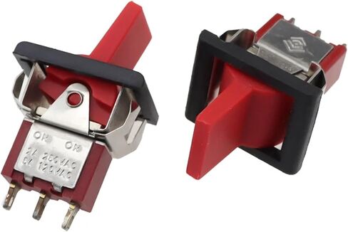 2pcs/5pcs 3/6 pin 2/3 التفاعل السريع التفاعل المصغر تبديل لوحة Square snap-in لوحة 5A/125V 2A/250V SPDT ON-ON-ON-ON (6 PIN 3 الموضع B ، 2pcs) in Saudi Arabia