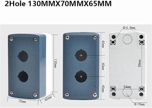 1pcs 22mm 1/2/3/4/5/6 ثقب زر مقاوم للماء مفتاح التحكم في مفتاح التبديل in Kuwait