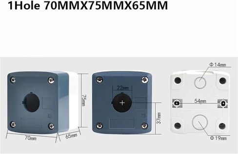 1pcs 22mm 1/2/3/4/5/6 ثقب زر مقاوم للماء مفتاح التحكم في مفتاح التبديل in Saudi Arabia
