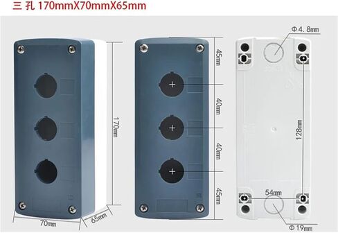 1pcs 22mm 1/2/3/4/5/6 ثقب زر مقاوم للماء مفتاح التحكم في مفتاح التبديل in Kuwait