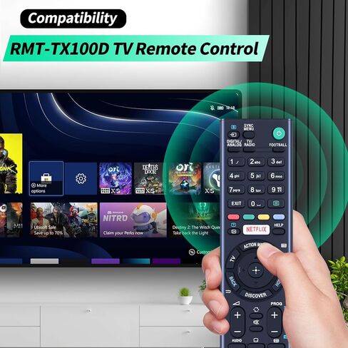 RMF-TX310U Voice Mic Replace Remote Control fit for Sony Bravia TV XBR-65X800G XBR-43X800G XBR-65X900F XBR-85X850F XBR-75X800G XBR-49X800G XBR-65X850F XBR-75X900F XBR-85X900F XBR-55X900F XBR-49X900F in Kuwait