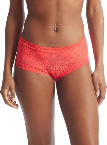 hanky panky - Daily Lace Boyshorts | Women's Underwear, Soft Stretch Fit Panties, Cotton Blend | Sizes (XS-XL), 3 pack in Kuwait