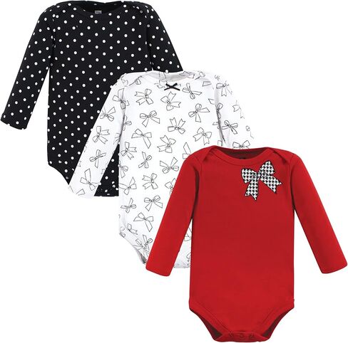 Hudson Baby Unisex Baby Cotton Long-Sleeve Bodysuits, Sage Floral Wreath 3 Pack, Preemie in Saudi Arabia