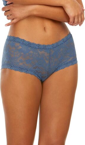 hanky panky - Daily Lace Boyshorts | Women's Underwear, Soft Stretch Fit Panties, Cotton Blend | Sizes (XS-XL), 3 pack in Kuwait