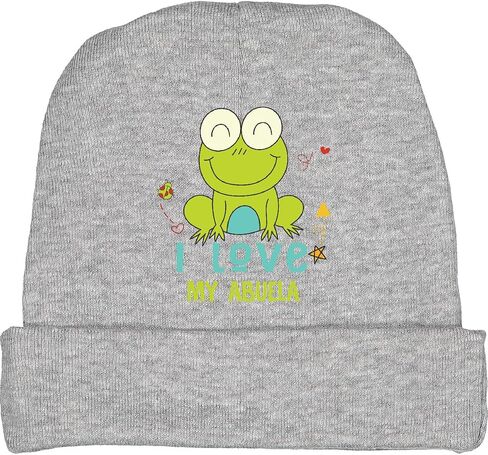 inktastic Cute Frog - Gift from Grandma, My Abuela Loves Me Baby Beanie Hat in Saudi Arabia