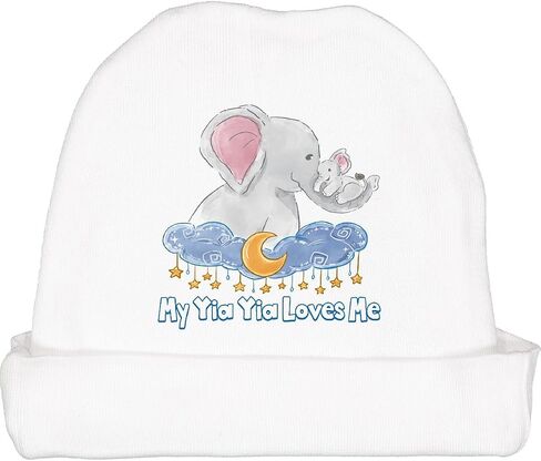inktastic My YIA YIA Loves Me Baby Beanie Hat in Saudi Arabia