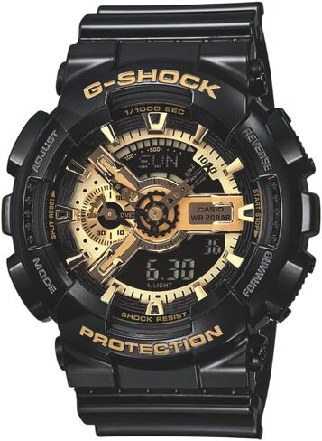 G-Shock X-Large Combi Ga110 Black/Gold Size One in Saudi Arabia