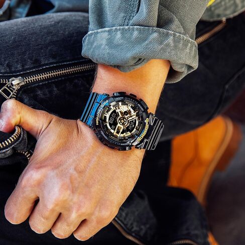 G-Shock X-Large Combi Ga110 Black/Gold Size One in Saudi Arabia