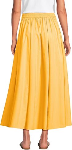LANDS 'End Women's Poplin Godet Maxi Skirt in Saudi Arabia