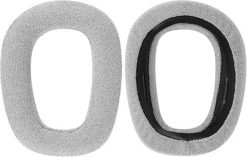 Geekria Comfort Mesh Fabric Replacement Ear Pads for Logitech Zone Vibe 100 Headphones Ear Cushions, Headset Earpads, Ear Cups Cover Repair Parts (Black) in Saudi Arabia