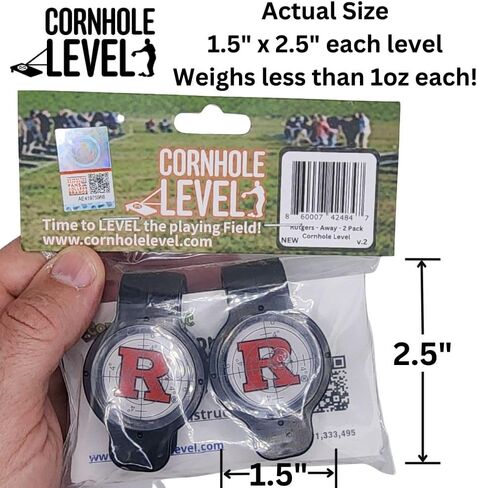 Cornhole Board Level Accessory | Achieve Perfect Cornhole Board Alignment For Consistent Play |All Weather | Instant Measurements | Easy To Use Indoor or Outdoor | 1 or 2 Pack |Patented| Cornstars LLC in Saudi Arabia