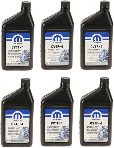 Mopar CVTF+4 Transmission Fluid Chrysler Jeep Dodge CVT Case 6 Quarts Original in Saudi Arabia