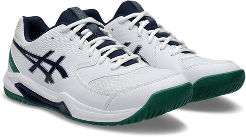 حذاء التنس GEL-DEDICATE 8 للرجال من ASICS، مقاس 11، أسود/أزرق تونا in Saudi Arabia