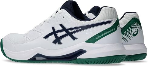 حذاء التنس GEL-DEDICATE 8 للرجال من ASICS، مقاس 11، أسود/أزرق تونا in Saudi Arabia