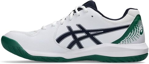 حذاء التنس GEL-DEDICATE 8 للرجال من ASICS، مقاس 11، أسود/أزرق تونا in Saudi Arabia