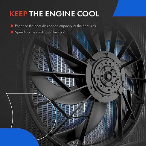 12V Engine Radiator Cooling Fan Assembly for Honda Civic 2012-2015 and Acura ILX 2013-2015 - Electric Automotive Fan in Saudi Arabia