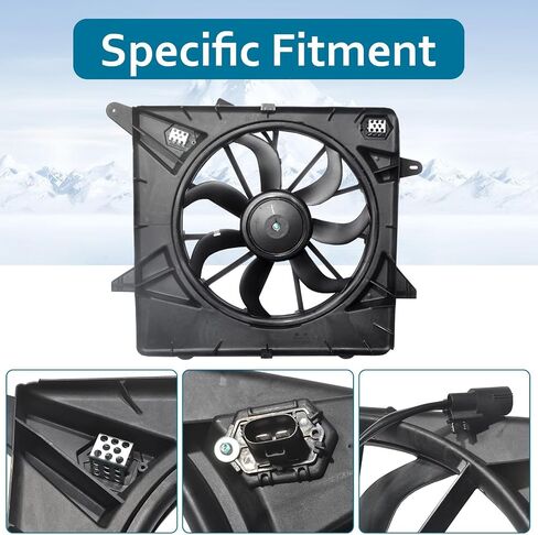 12V Engine Radiator Cooling Fan Assembly for Honda Civic 2012-2015 and Acura ILX 2013-2015 - Electric Automotive Fan in Saudi Arabia