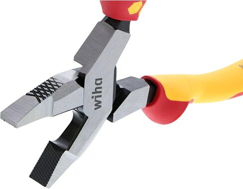 Wiha 32968 3 Piece Insulated Industrial Grip Pliers and Cutters Set, Red in Saudi Arabia
